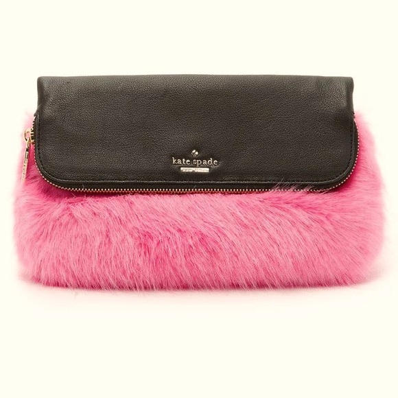 Fuzzy Kate Spade Purse